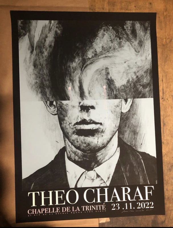 Sérigraphie Jean-Luc Navette - Théo Charaf - Chapelle De La Trinité Sérigraphie Jean-Luc Navette - Théo Charaf - Chapelle De La Trinité